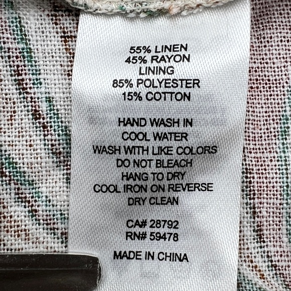 HOUSE OF HARLOW 1960 - Linen Blend Tiered Dress - Picture 11 of 12